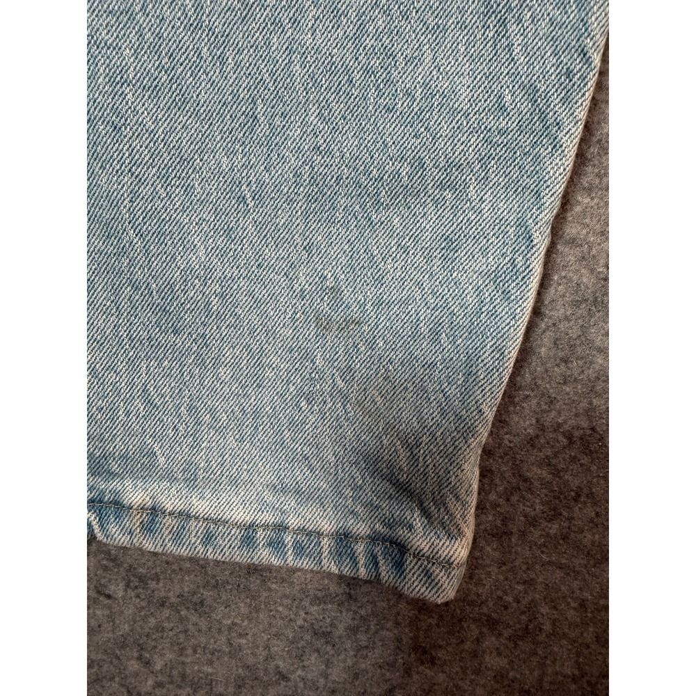 Wrangler Premium Quality Mens Light Wash Vintage Straight Leg Jeans 30x32 - Picture 5 of 7